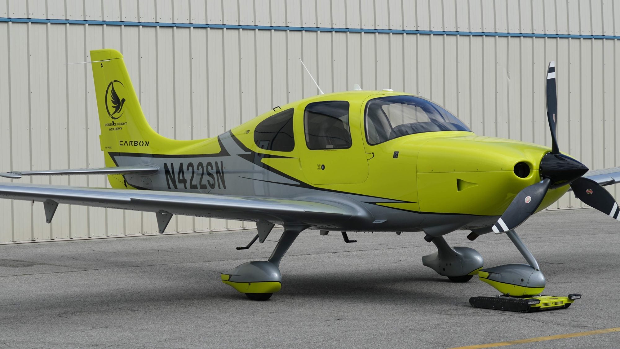 Cirrus SR22T in flight over Los Angeles — Turbo Cirrus Private Pilot course