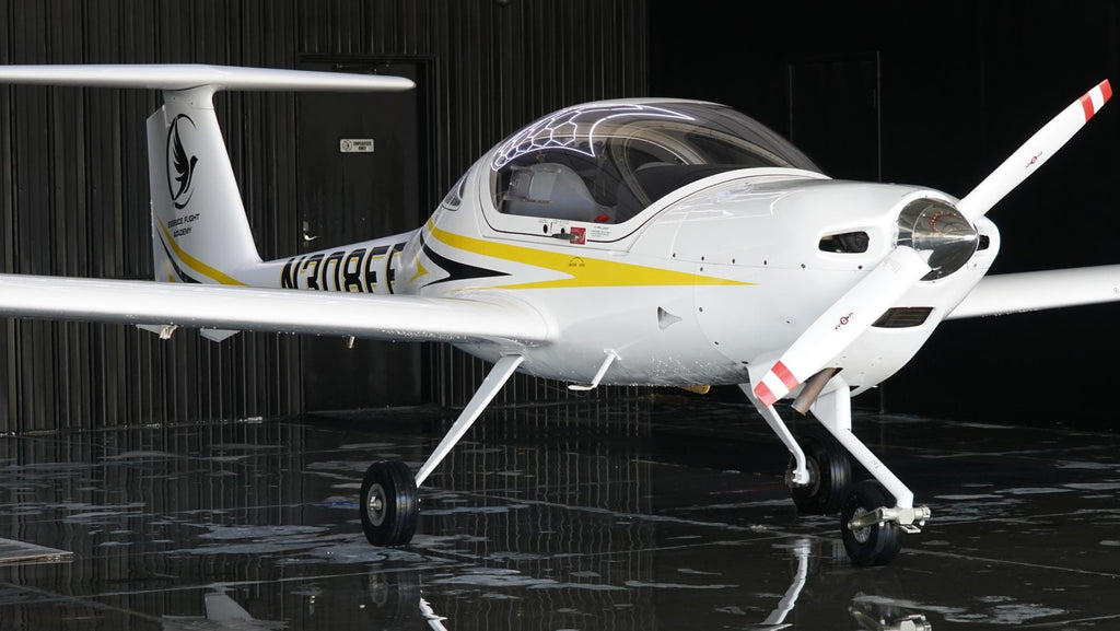Discovery flight over Los Angeles in a Diamond trainer from Van Nuys Airport
